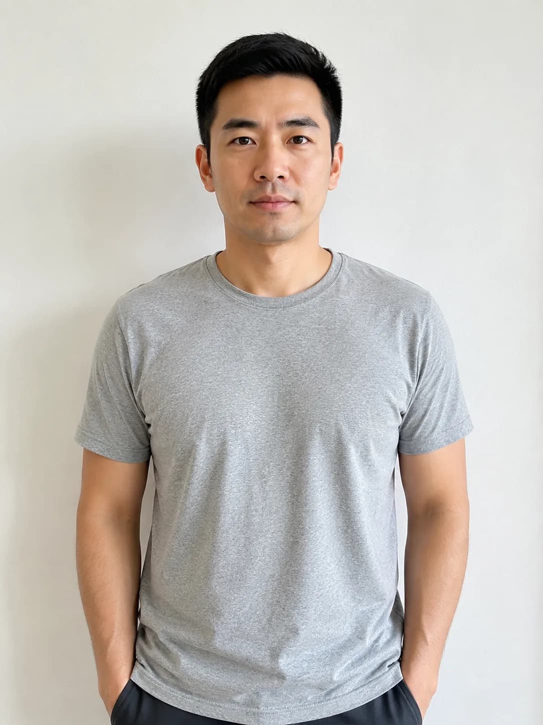 AI-generated example showing a cropped person photo to avoid