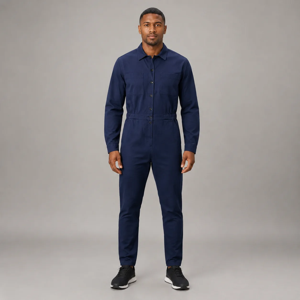 AI-generated FitPreview example with a jumpsuit