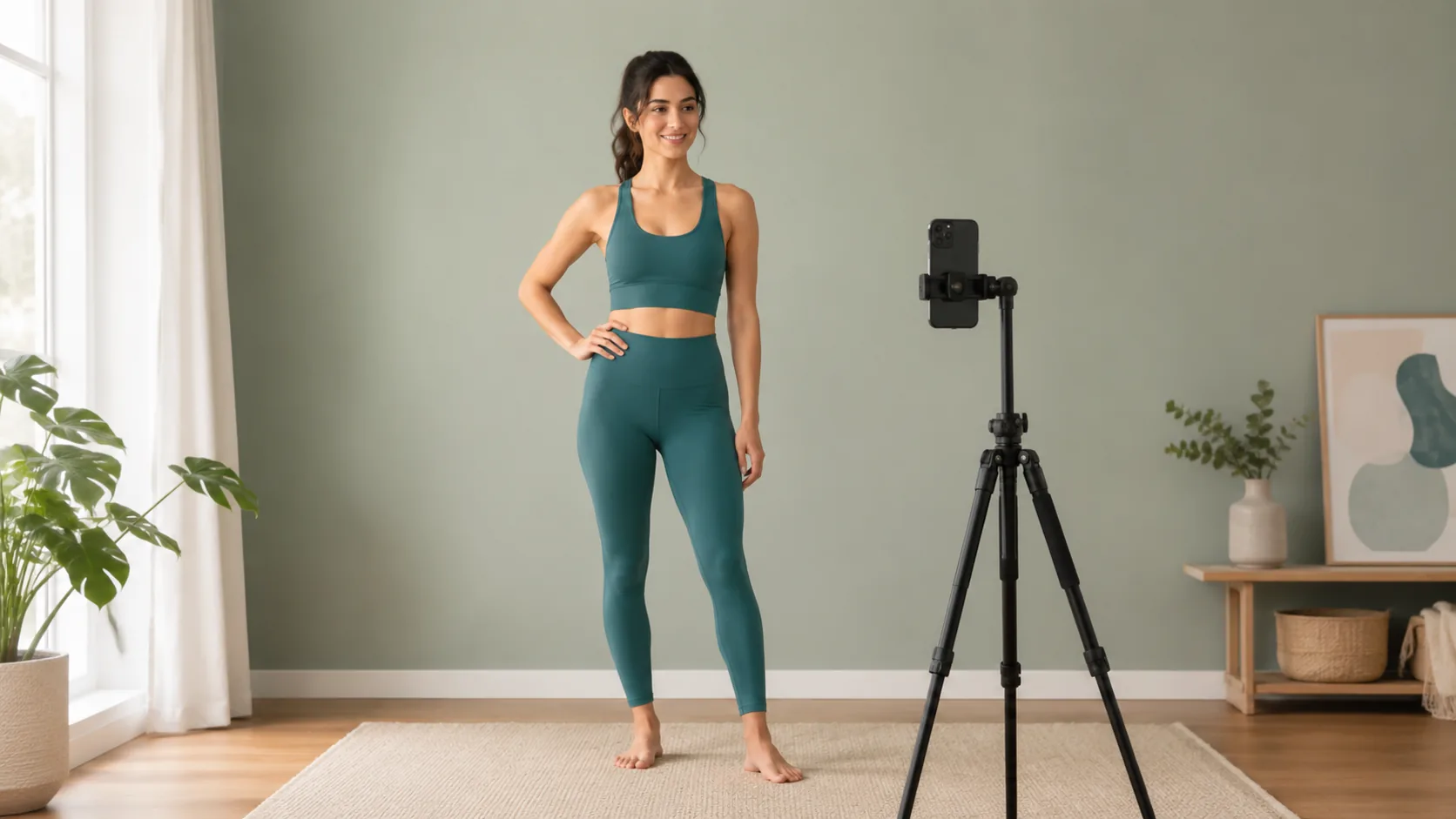 AI-generated illustration of preparing person and garment photos